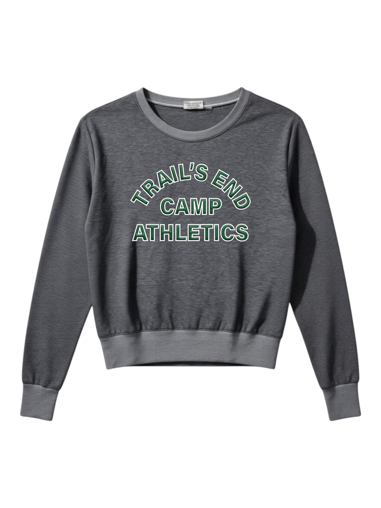 Firehouse Grey Crewneck with Puffprint Logo