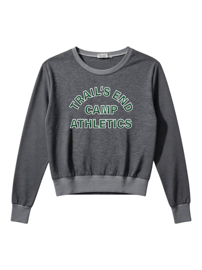 Firehouse Grey Crewneck with Puffprint Logo