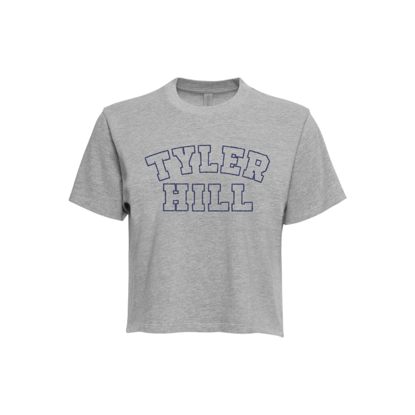 Outlined Grey Tyler Hill Tee