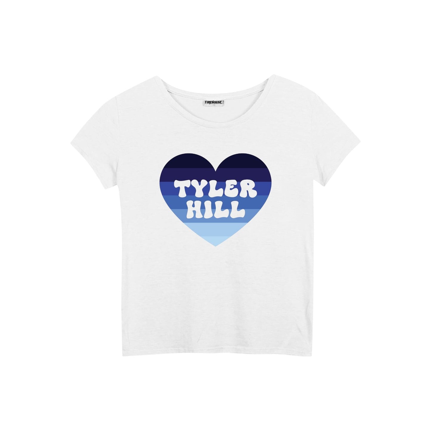 Firehouse Fashion Crew Neck Heart Tee