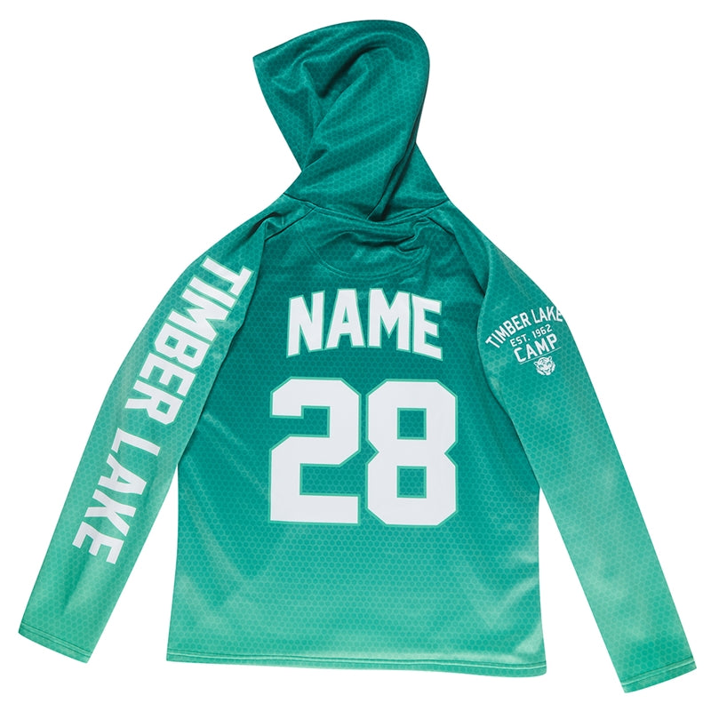 Athletic Camper Oversized Gradient Hoodie