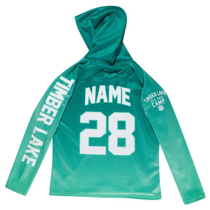 Athletic Camper Oversized Gradient Hoodie