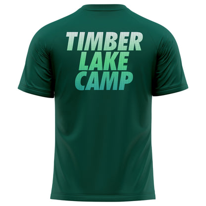 Athletic Camper Gradient Letters Performance Tee