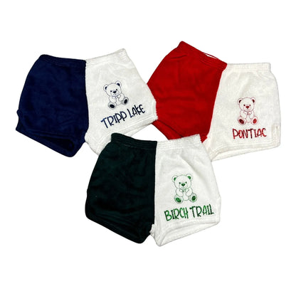 Made with Love and Kisses Pajama Shorts - Teddy Bear
