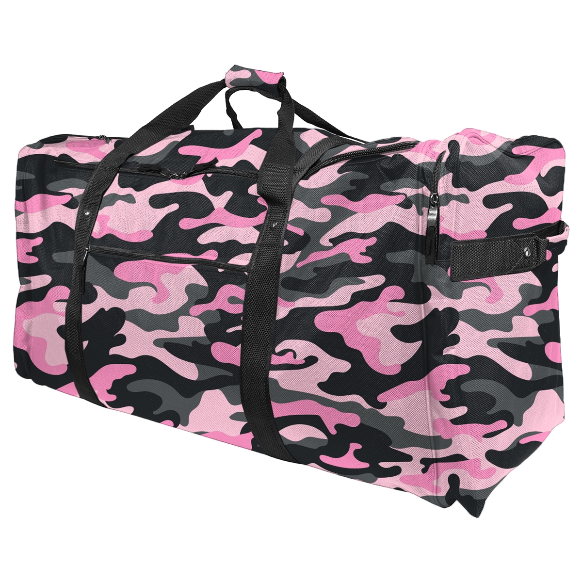 pink camo duffle bag